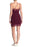 Free People Intimately Maroon Premonitions Bodycon One Shoulder Dress Size XS