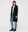 All Saints Women's Indra Wool Coat In Black Size 4US 8UK $650 fits like XS
