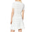Sandro Kady Eyelet Detail A Line Knee Length Dress In Ecru White Size 34 XS $345