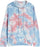 All In Favor Oversize Tie Dye Hoodie In Blue Pink Tie Dye Size XL