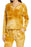 Socialite Thermal Knit Pullover In Mustard Tie Dye Size XL
