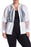 ZELLA White Sheer Poly Nylon Zip Front Jacket with Hood YOGA  plus size 2X white