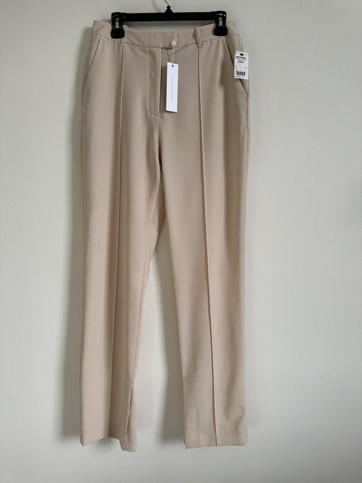 jonathan simkhai Azul Tailored Pant Size 8 in biscotti color side slit $445