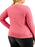 Style & Co.  Plus Solid Long-Sleeve Crew Neck Shirt Size 3X in pink
