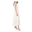 BARDOT women's Maberly Fil Coupé Tiered Maxi Dress In Ivory size XL 12