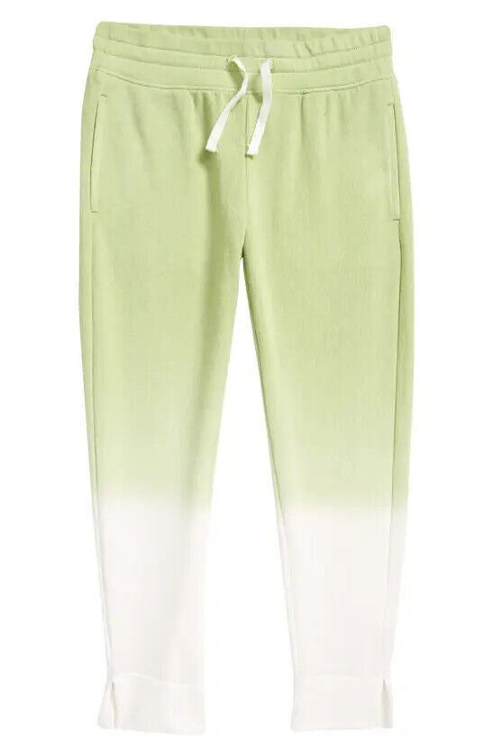 Zella Kids' Ombré Crop Jogger Pants In Green Stem Size L 10-12