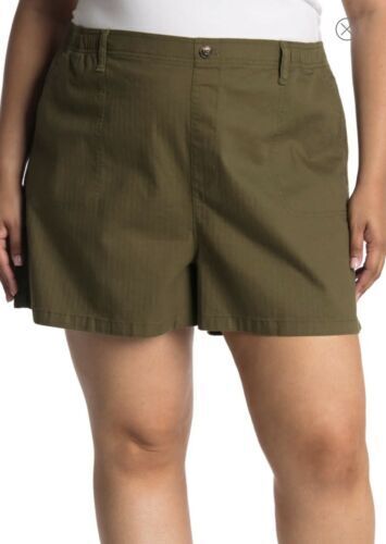 Madewell Women's Rack Camp Shorts Pull On Style M58807 Black Size 2X