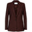 Reiss Women's Lissia One Button Wool Blazer Jacket In Berry Red Size 0 US $824