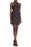 19 Cooper Robe fourreau en dentelle au dos pour femme Noir Imprimé floral taille XS