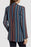 $399 Chelsea28 Women's Blue Brown Stripe Button Double Breasted Blazer Size XXS