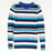 Halogen Blue Freya Stripe Lightweight Long Sleeve Sweater Women's Small