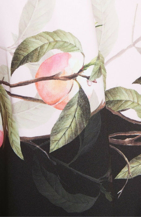 Ted Baker Women's Off Shoulder Fit Flare Dress Peach Floral Print Size 0 $298