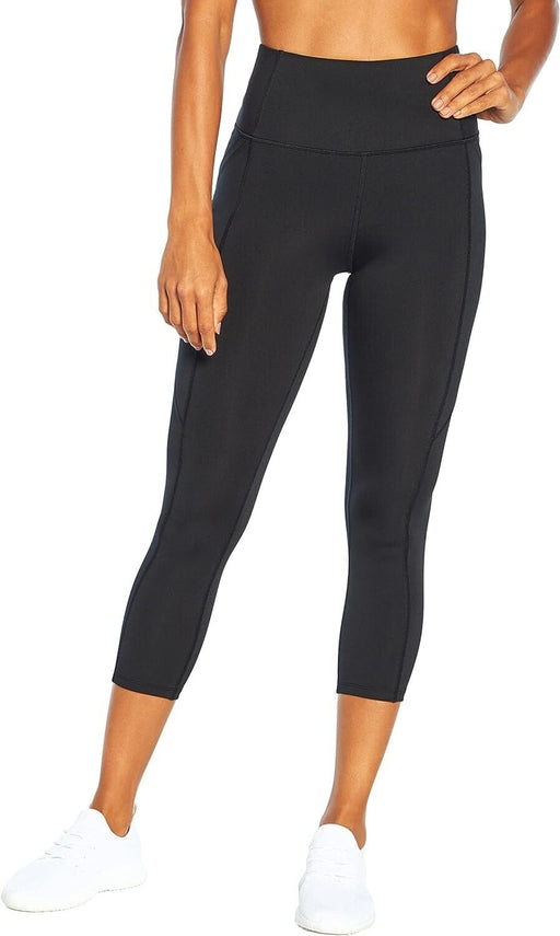 Marika women's Skinny High rise pocket capri legging  size L in black