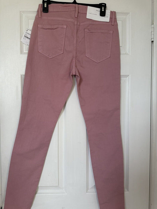 Frame Denim Women's Le Skinny de Jeanne Denim Skinny Jeans In Pink Bloom Size 31