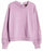 Halogen Purple Eyelet Sleeve Sweatshirt Size M
