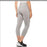 RBX Active Power Hold Athletic Capri Length Leggings W/Pockets Light Grey Size M