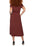 Dex Belted Maxi Shirt Dress Terracotta Size S $79