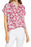 CASLON Women's Floral Print Summer Crepe Camp Shirt size S fits relax