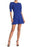 MAX & ASH Mini robe trapèze à manches bouffantes en saphir taille M 98 $