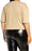 BP. Cool Girl - T-shirt court à manches courtes en nougat beige, grande taille 2X