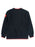 Levi's Youth Quilted Crewneck Sweatshirt In Black/Red Size XL 13-15 Years