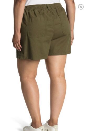 Madewell Women's Rack Camp Shorts Pull On Style M58807 Black Size 2X