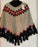 The Bay Olympic Team Canada Collection Fair Isle Beige Knit Poncho Cape One Size