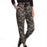 Know One Cares Pantalon de jogging avec cordon de serrage pour femme en camouflage multicolore XL