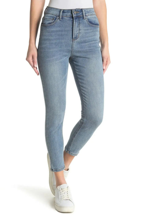 AFRM Richards Skinny High Rise Jeans In Royal Oak Wash Size 33