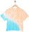 Abound Tie Dye Oversize Tee Top Short Sleeve In Orange Blue Tie Dye Size L