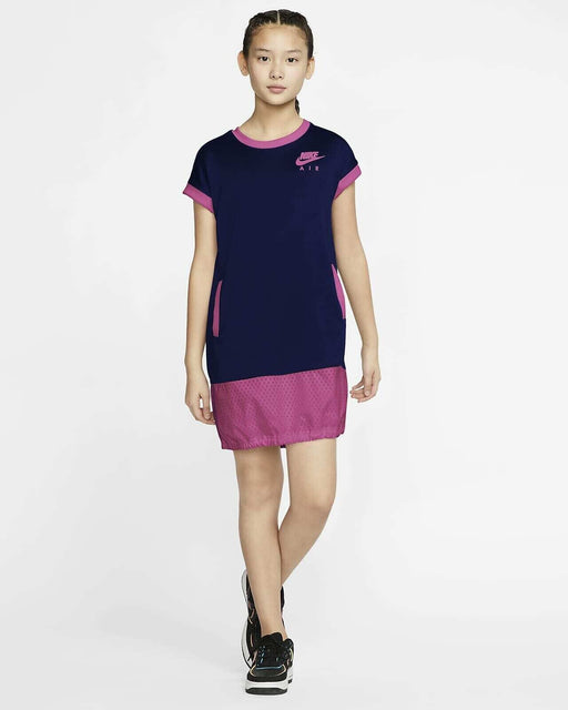 Nike Air Youth Kids' (Girls') Short-Sleeve Dress CU2458-492 Size XS