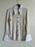 GANNI $445 Knit button Shirt Crystal embellished in Vanilla Ice size L