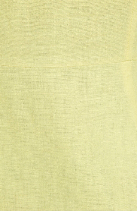 BP. Nordstrom Linen Blend Mini Dress In Light Yellow Plus Size 4X