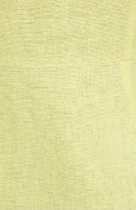 BP. Nordstrom Linen Blend Mini Dress In Light Yellow Plus Size 4X