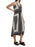 Theory Women's Silk Volume Sleeveless Midi Belted Dress Size S $495