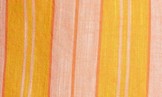 BP. Boyfriend Stripe Pyjama Shorts Yellow Butter Stripe Size XS