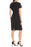 Harper Rose women's  Short Sleeve V-Neck Sheath Dress $159 size 14 in black