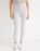 Madewell 10" High Rise Skinny Crop Jeans Pure White Button Front Edition Taille 32