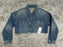 Grlfrnd Eve Cosmic Ray Pearl Embellished Denim Trucker Jacket $460 size M
