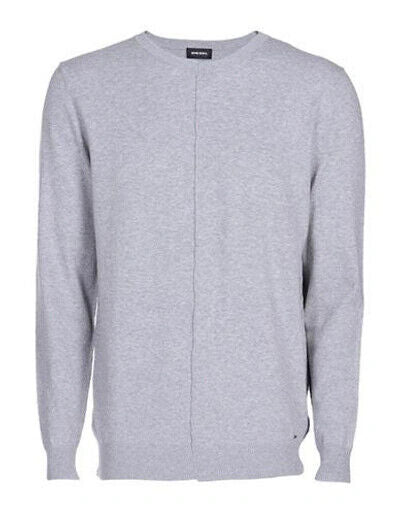 Diesel Men's K Coast Long Sleeve Pullover Sweater In Melange Grey Size L $187