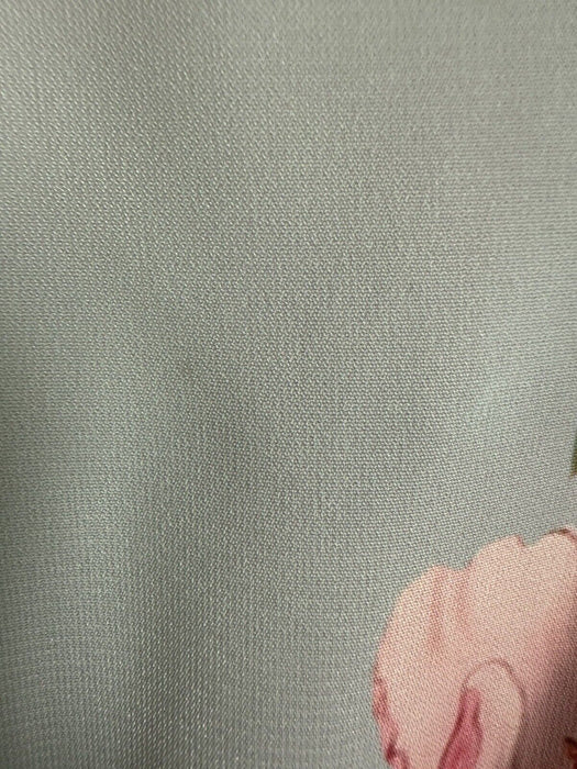 Lipsy Flora & Fauna Art Puff-Sleeve Midi Dress size 2 US