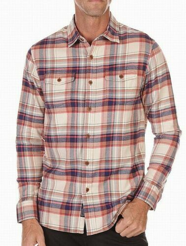 Grayers Men's Button Down Dress Shirt In Red Blue Plaid Size Large L $100
