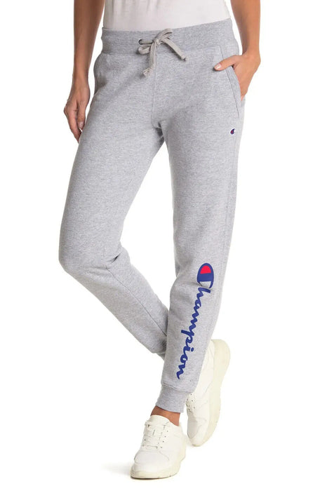 Champion Powerblend Jogger Sweatpants In Oxford Grey Size XL