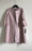 NWT $750  Theia Women's  Shimmer Evening  3/4-Sleeve Satin coat  Size S in pink