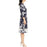 NWT Eliza J Women's Floral Print Faux Wrap Dress. EJ9M214 size 16 in blue