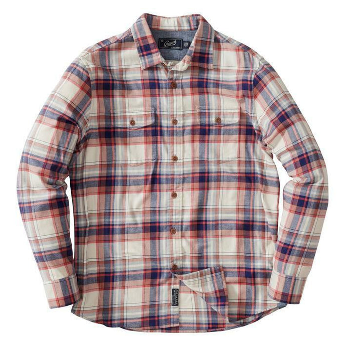 Grayers Men's Button Down Dress Shirt In Red Blue Plaid Size Large L $100