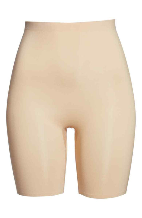 WACOAL Beyond Naked Cotton Blend Thigh Shaper Shorts In Sand Size S