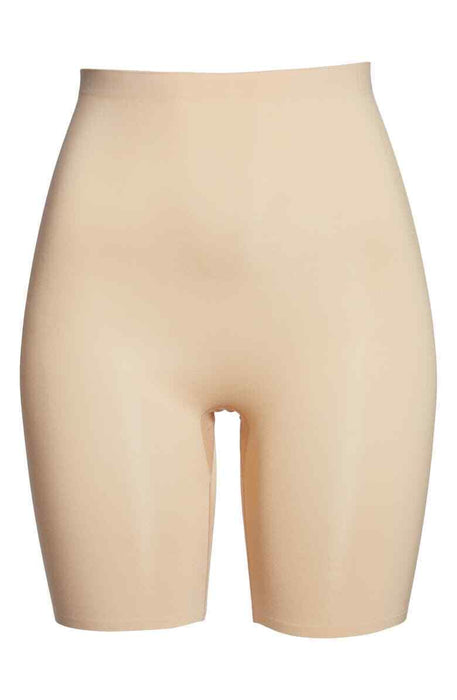 WACOAL Beyond Naked Cotton Blend Thigh Shaper Shorts In Sand Size S