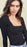 FREE PEOPLE  TRUTH OR SQUARE BLACK ITE STRETCH-JERSEY BODYSUIT SZ S