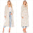 Free People Sweet Melody Natural Stripe Trench Coat  size Small  natural $198